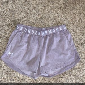 Lavender Under Armour shorts